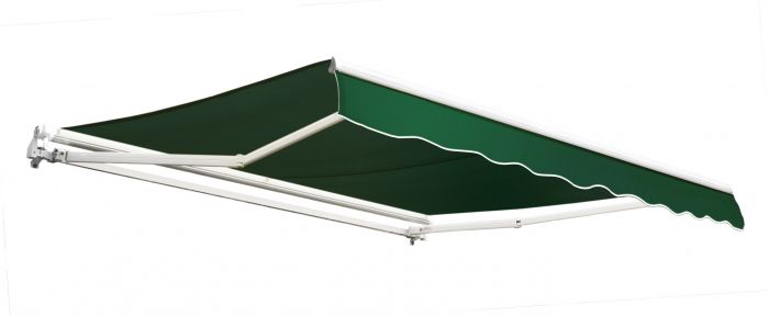 Tenda da sole manuale conveniente da 3.5 mt colore verde
